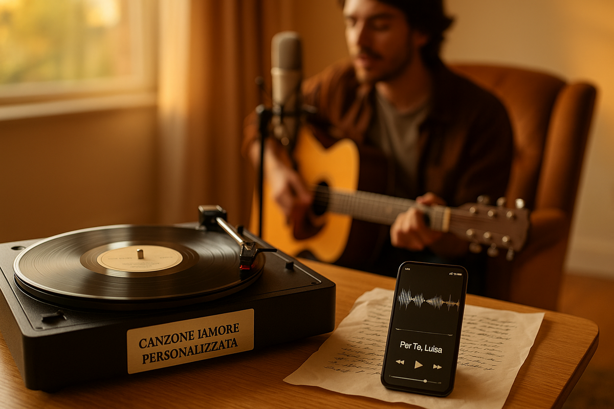 canzone d'amore personalizzata