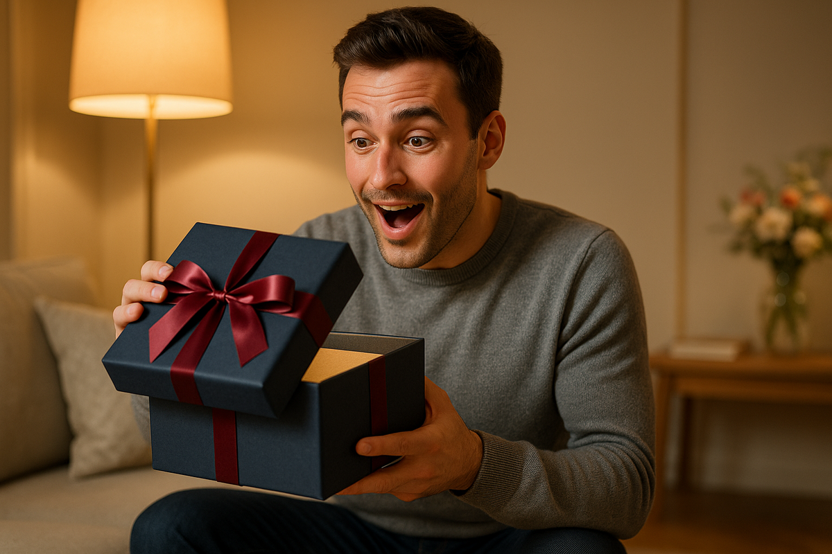 regalo emozionante per lui