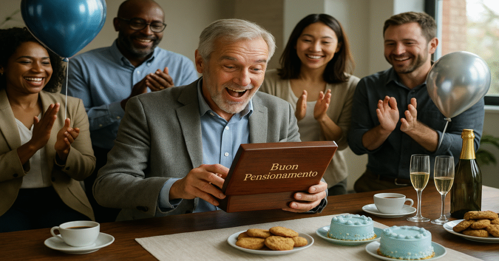 regalo pensionamento